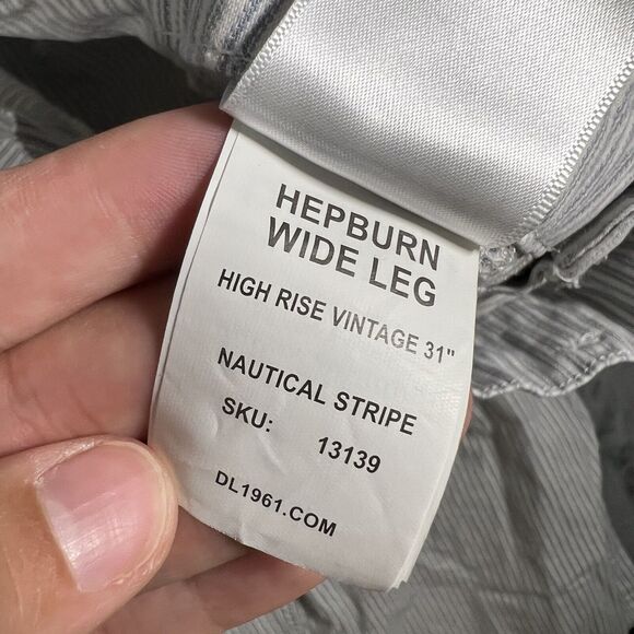 DL1961 Light Gray Wide Leg Pants - Picture 15 of 16